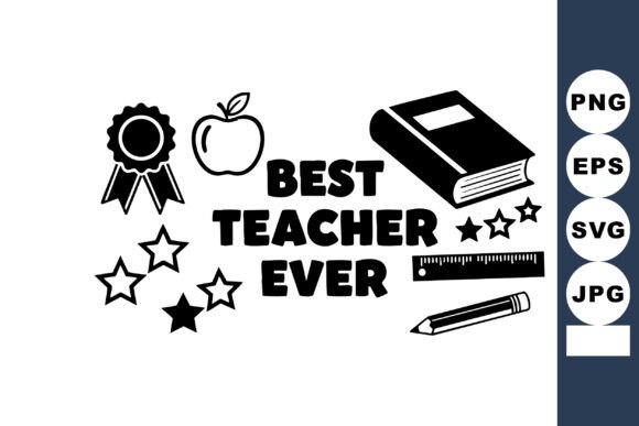 Best Teacher Ever Vector Design with Boo: A Practical Asset for Professional Workflows