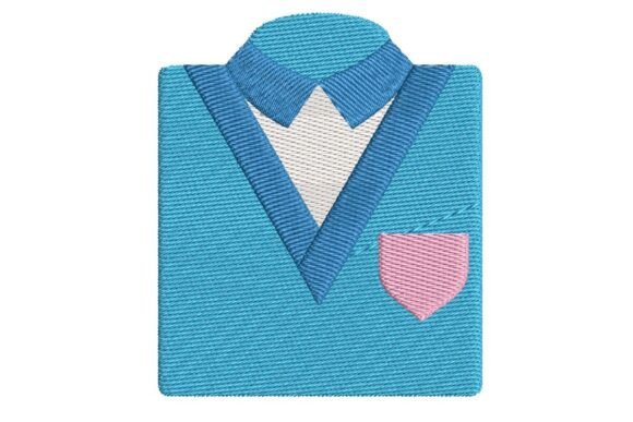 Bringing Education to Life with a Stylized School Uniform Shirt Embroidery Design
