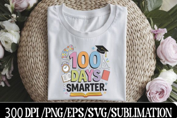 Celebrating 100 Days of School Smarter T-Shirt: A Milestone in Modern Education