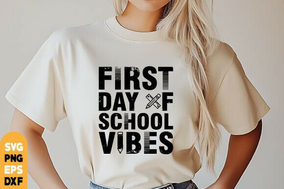 First Day of School Vibes SVG PNG Guide
