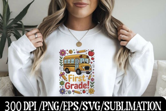First Grade School Bus with Pencils and the Art of Educational Storytelling