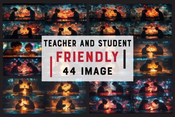 Friendly Teacher and Student Interaction