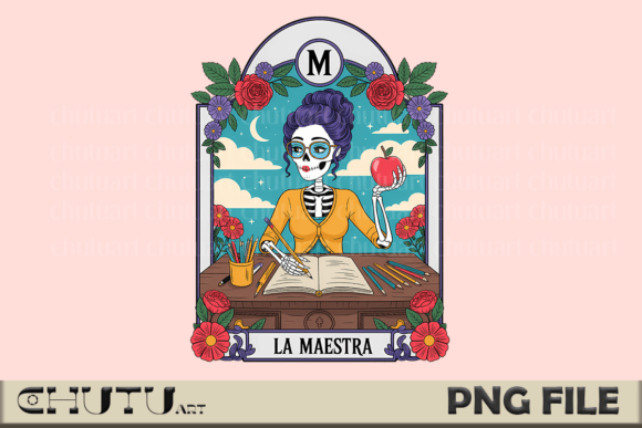 La Maestra PNG - Cute Teacher Skull: A Design Evaluation