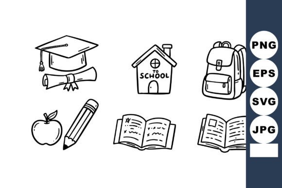 Mastering the Visual Language of Learning: A Deep Dive into Education Icons with Graduation Cap School Themes