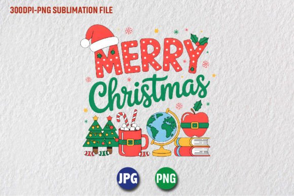 Teacher Merry Christmas PNG: A Strategic Asset for Holiday Branding and Classroom Culture